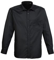 Pánská košile s dlouhým rukávem PR200 Premier Workwear Black