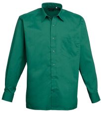 Pánská košile s dlouhým rukávem PR200 Premier Workwear Emerald -ca. Pantone 341