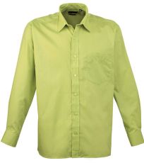 Pánská košile s dlouhým rukávem PR200 Premier Workwear Lime -ca. Pantone 382