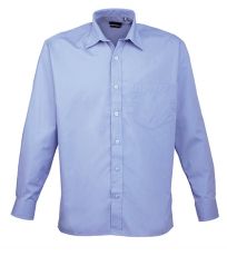 Pánská košile s dlouhým rukávem PR200 Premier Workwear Midblue -ca. Pantone 2718