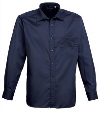 Pánská košile s dlouhým rukávem PR200 Premier Workwear Navy -ca. Pantone 2766