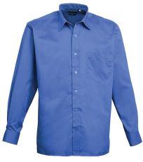 Pánská košile s dlouhým rukávem PR200 Premier Workwear Royal -ca. Pantone 286