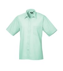 Pánská košile s krátkým rukávem PR202 Premier Workwear Aqua -ca. Pantone 344