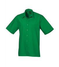 Pánská košile s krátkým rukávem PR202 Premier Workwear Emerald -ca. Pantone 341