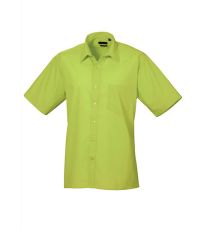 Pánská košile s krátkým rukávem PR202 Premier Workwear Lime -ca. Pantone 382