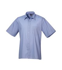 Pánská košile s krátkým rukávem PR202 Premier Workwear Midblue -ca. Pantone 2718