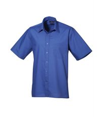 Pánská košile s krátkým rukávem PR202 Premier Workwear Royal -ca. Pantone 286
