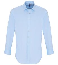 Pánská bavlněná košile s dlouhým rukávem PR244 Premier Workwear Pale Blue -ca. Pantone 2717C