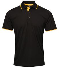 Pánské funkční polo triko PR618 Premier Workwear Black Stripe