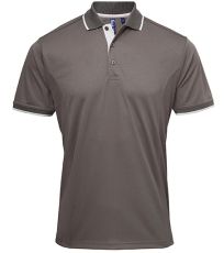 Pánské funkční polo triko PR618 Premier Workwear Dark Grey -ca. Pantone 424