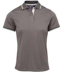 Dámské funkční polo triko PR619 Premier Workwear Dark Grey -ca. Pantone 424