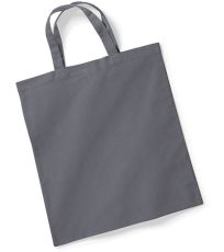 Nákupní taška s krátkými uchy WM101S Westford Mill Graphite Grey