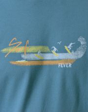 Pánské krátké pyžamo 79190P GINA měsíc-dunaj