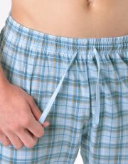 Pánské pyžamové kalhoty 79197P GINA Poměnková-bílá