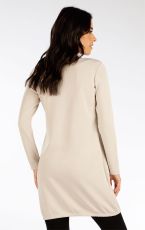 Dámské šaty s dlouhým rukávem 7F075 LITEX béžová