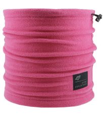Fleecový nákrčník H4Z21-BANU001 4F HOT PINK