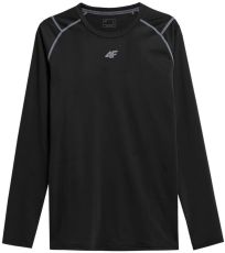 Pánské termo triko H4Z21-TSMLF011 4F DEEP BLACK