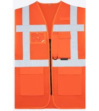 Reflexní síťovaná multifunkční vesta Larisa Korntex Signal Orange