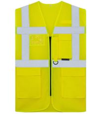 Reflexní síťovaná multifunkční vesta Larisa Korntex Signal Yellow