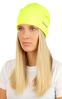 Unisex zimní čepice 7E136 LITEX reflexní žlutá