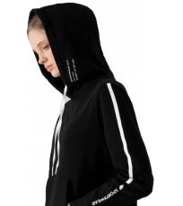 Dámská fleecová mikina H4Z21-BLD034 4F DEEP BLACK