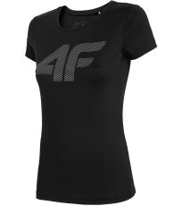 Dámské funkční tričko NOSH4-TSDF004 4F DEEP BLACK