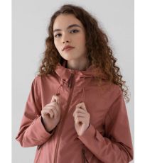 Dámská outdoorová bunda HOZ21-KUDT600 Outhorn dark pink
