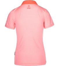 Dámské funkční polo triko COLLAR-W KILPI Světle růžová