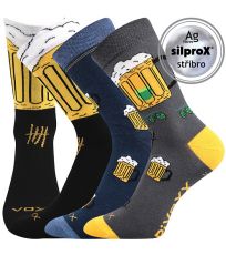 Pánské trendy ponožky - 3 páry PiVoXX VoXX® mix IIIII - 5
