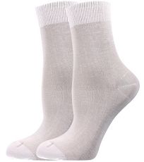 Silonové ponožky COTTON 60 DEN Lady B bianco