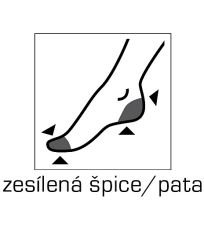 Silonové ponožky COTTON 60 DEN Lady B bianco