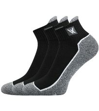 Unisex sportovní ponožky - 3 páry Nesty 01 Voxx černá