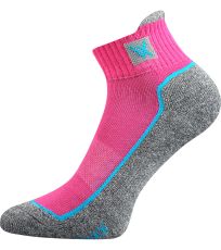 Unisex sportovní ponožky - 3 páry Nesty 01 Voxx magenta