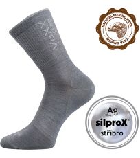 Pánské ponožky s volným lemem Radius VoXX® světle šedá
