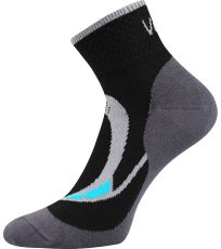 Dámské sportovní ponožky - 3 páry Lira Voxx černá