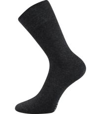 Unisex ponožky s volným lemem - 3 páry Diagram Lonka antracit melé