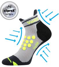 Unisex kompresní ponožky Sprinter Voxx světle šedá