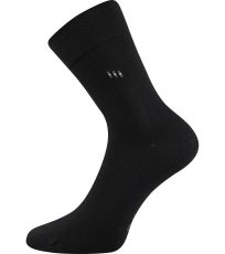 Pánské ponožky s extra volným lemem - 3 páry Dipool Lonka černá
