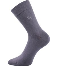Pánské ponožky s extra volným lemem - 3 páry Dipool Lonka šedá