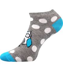Dámské vzorované ponožky - 3 páry Piki 62 Boma mix A