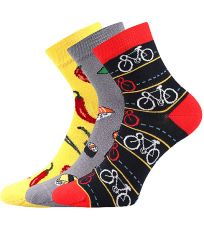 Unisex trendy ponožky - 3 páry Dedot Lonka mix C