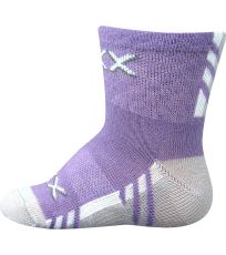 Kojenecké ponožky s jemným lemem - 3 páry Piusinek Voxx mix B - holka
