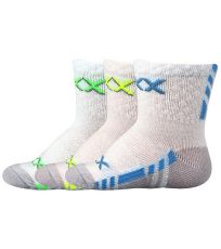 Kojenecké ponožky s jemným lemem - 3 páry Piusinek Voxx mix C - kluk