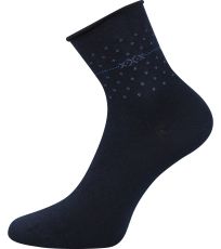 Dámské ponožky s volným lemem - 3 páry Flowi Lonka mix A