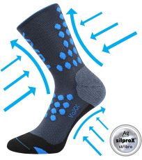 Dámské kompresní ponožky Finish Voxx tmavě modrá