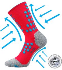 Dámské kompresní ponožky Finish VoXX® neon růžová