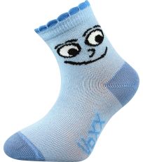 Dětské vzorované ponožky - 3 páry Kukik VoXX® mix A - kluk