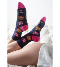 Unisex vzorované ponožky - 3 páry Debox Lonka mix C