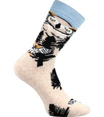 Dámské vzorované ponožky Owlana Boma sova