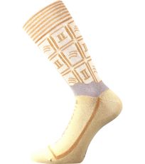Unisex trendy ponožky Chocolate Lonka DARK dámské